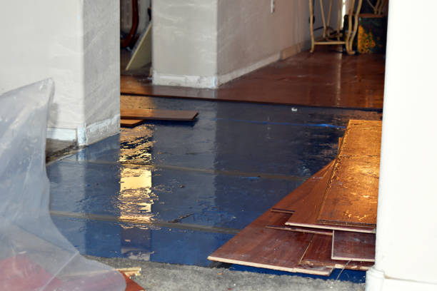 Professional Emergency Water Damage Restoration technician working in Lakeview, NY